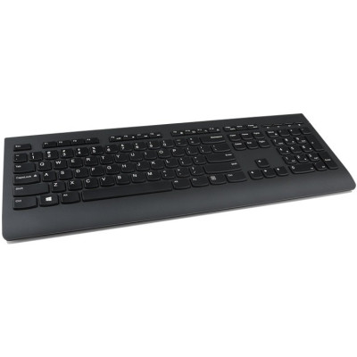 Клавиатура мембранная Lenovo Professional 108key, WL, EN/UKR/RU, черный