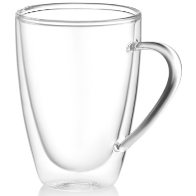 Набір чашок з ручками і подвійними стінками ARDESTO, 430мл, 2шт, боросилікатне скло, прозорий Набір чашок з ручками і подвійними стінками ARDESTO, 430мл, 2шт, боросилікатне скло, прозорий