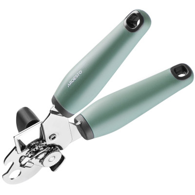 Консервний ніж ARDESTO Gemini, 18.5см, нержавіюча сталь, пластик, сіро-зелений Консервний ніж ARDESTO Gemini, 18.5см, нержавіюча сталь, пластик, сіро-зелений