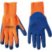 Neo Tools Рукавички робочі, утеплені, латексне покриття, поліестер, р.10, помаранчево сині