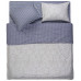 КПБ 2,0сп ARDESTO Gloria, підковдра 200х220см, простирадло 230х240см, наволочки (2) 50х70см, 100% бавовна, сатин, геометрія, сіро-синій