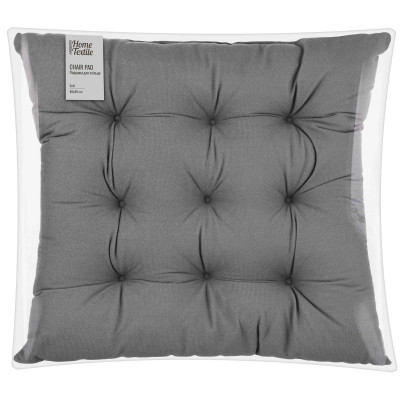Подушка для стільця ARDESTO Soft 40х40см, 100% поліестер, сірий