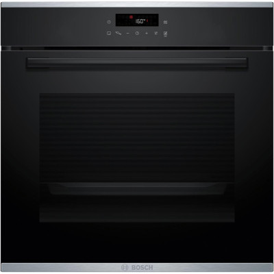 Духова шафа Bosch електрична, 71л, A+, дисплей, конвекція, піроліз, телескопічні направляючі, чорний