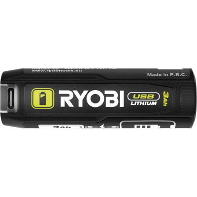 Ryobi Акумулятор RB4L30, USB Lithium, 4В, 3А•год Ryobi Акумулятор RB4L30, USB Lithium, 4В, 3А•год