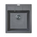 Набір кухонна Adamant Brick, штучний камінь, квадрат, без крила, 460x515x200мм, чаша - 1, врізна, сірий + змішувач Набір кухонна Adamant Brick, штучний камінь, квадрат, без крила, 460x515x200мм, чаша - 1, врізна, сірий + змішувач