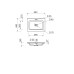 Набір для ванної кімнати, раковина, умивальник Adamant FLATE 60, штучний камінь, прямокут., з сифоном Click-Clack + змішувач Набір для ванної кімнати, раковина, умивальник Adamant FLATE 60, штучний камінь, прямокут., з сифоном Click-Clack + змішувач