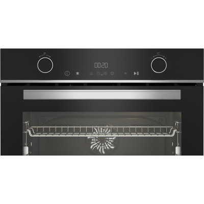 Духовой шкаф Beko электрический, 72л, A+, дисплей, конвекция, черный (BBVM13400XDS)