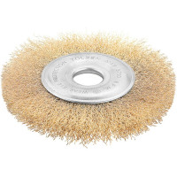 Щітка дискова Tolsen Профі, рифлений дріт 0.3мм, D125мм, посадковий розмір 22.2мм