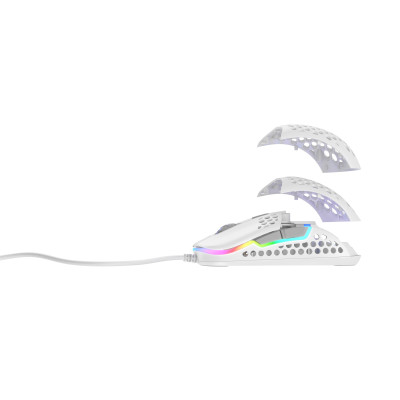 Миша Xtrfy M42, USB-A, RGB,  білий