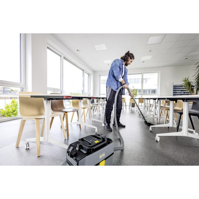 Пилосос професійний акумуляторний Karcher T 10/1 Bp MODULAR RANGE! 36В 223мБар контейнер 10л 6.8кг без АКБ та ЗП Пилосос професійний акумуляторний Karcher T 10/1 Bp MODULAR RANGE! 36В 223мБар контейнер 10л 6.8кг без АКБ та ЗП