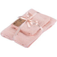Набір рушників махрових ARDESTO Lotus, 50х90см, 70х140см, 2шт, 100% бавовна, рожевий світлий