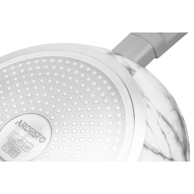 Сковорода Ardesto Gemini Marmo 24 см серый алюминий AR1924GMA