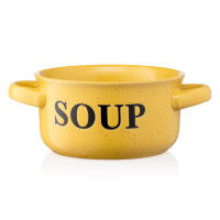 ARDESTO Бульйонниця Alcor, 550 мл, жовта, кераміка