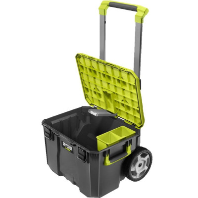 Ящик модульний для інструменту Ryobi Link RSL201, на коліщатках, телескопічне руків'я, 39х57х49.5см, пластик Ящик модульний для інструменту Ryobi Link RSL201, на коліщатках, телескопічне руків'я, 39х57х49.5см, пластик