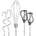 Миксер Russell Hobbs ручной Smoky Quartz, 350Вт, насадки-4, турборежим, серебристый (25892-56)