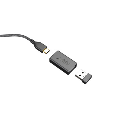 Миша Xtrfy M4, WL/USB-A, RGB, чорний