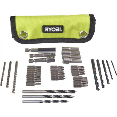 Набір біт і свердел Ryobi RAK40RM 40шт чохол