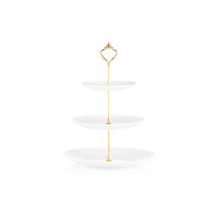 ARDESTO Блюдо 3-х ярусне, 26,5*32 см, порцеляна ARDESTO Блюдо 3-х ярусне, 26,5*32 см, порцеляна