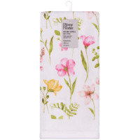 Набір рушничків для кухні ARDESTO Spring flowers 38х63см, 2шт, 100% бавовна, білий