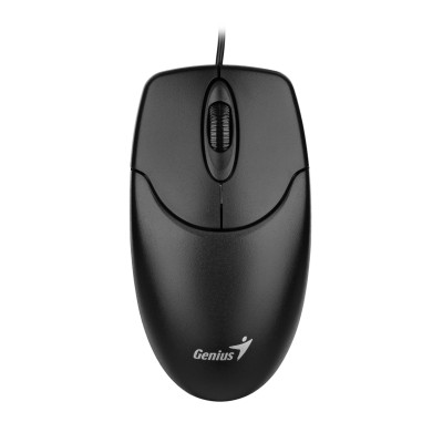 Комплект клавіатура та миша Genius KM-200, EN/UKR/RU, чорний