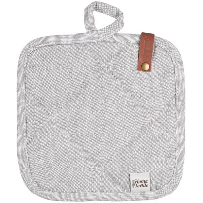 Прихватка ARDESTO Oliver, 20х20см, 100% бавовна, нап-ч: ватин, сірий