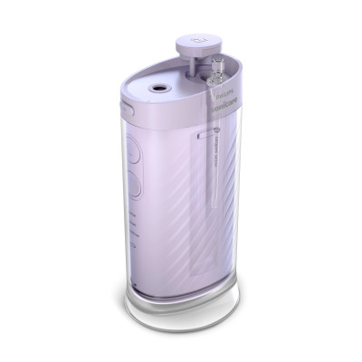 Іригатор Philips портативний Sonicare Compact Flosser 1000, чаша 200 мл, складний, фіолетовий