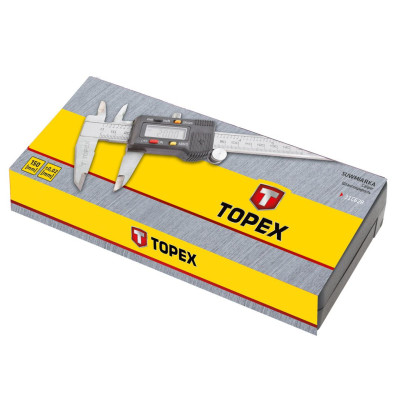 Topex Штангенциркуль цифровий, 150мм, сталь Topex Штангенциркуль цифровий, 150мм, сталь