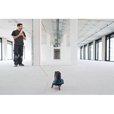 Нівелір лазерний Bosch Professional GCL2-50C+RM2 до 20м, ±0.3мм/м, 4AAx1.5В, IP54, чохол, 0.6кг