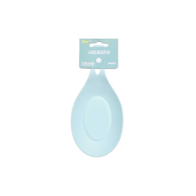 ARDESTO Підставка під ложку Fresh, 19,5*9,5*1,8 см, блакитний, силікон ARDESTO Підставка під ложку Fresh, 19,5*9,5*1,8 см, блакитний, силікон