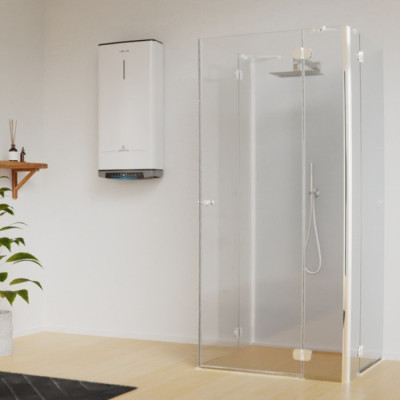 Водонагрівач електричний Ariston VELIS DUNE WIFI 100 EU плаский, слім, 100л, 2*1,5 кВт, емал. нагр. ел, ун. монтаж, ел. кер-ня, B, Італія, білий