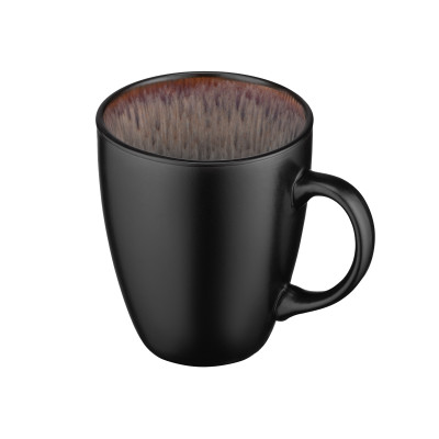 Чашка ARDESTO Bolzano, 380мл, керамика, черно-коричневый