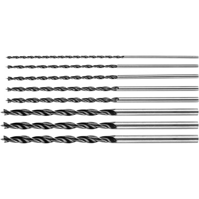 Набір свердел по дереву GRAPHITE подовжене 4-8,10,12х300мм 7шт