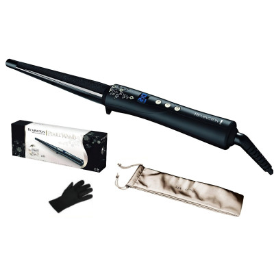 Плойка Remington Pearl Tong, >300Вт, D-32mm, 130-210С, дисплей, кераміка, чорний