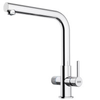 Змішувач для кухні Franke Lina L Clear Water 2.0, довж.виливу - 254 мм, поворотний, 1 важіль , хром