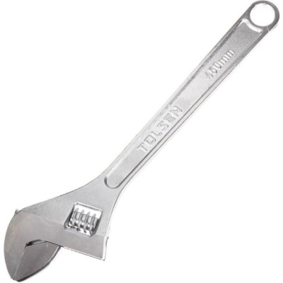 Ключ розвідний Tolsen, робочий діапазон 0-52мм, 450мм, CrV