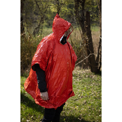 Дощовик Neo Tools, поліпропілен, водонепроникний, з системою енергозбереження, помаранчевий