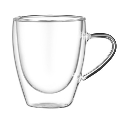 ARDESTO Набір чашок з ручками і подвійними стінками, 150мл, 2шт, боросилікатне скло, прозорий ARDESTO Набір чашок з ручками і подвійними стінками, 150мл, 2шт, боросилікатне скло, прозорий