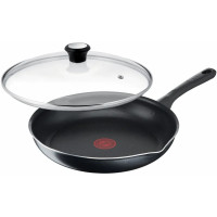Сковорода з кришкою Tefal Day by Day, 28см, з кришкою, алюміній, бакеліт, скло, чорний Сковорода з кришкою Tefal Day by Day, 28см, з кришкою, алюміній, бакеліт, скло, чорний