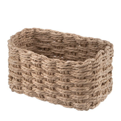 Набір кошиків плетених для зберігання ARDESTO Prestigio (3.3/2.2/1.4л), 3 предмети, паперовий шпагат, бежевий