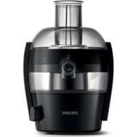 Соковитискач Philips Viva Collection відцентрований 500Вт, чаша-0.5л, жмих-1л, пластик, чорний