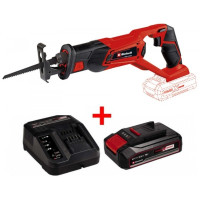 Пила шабельна акумуляторна Einhell TE-AP 18/22 Li Kit PXC 18В акб 1х2.5А·год пропил 100мм хід 22мм 2кг 2.5А·год