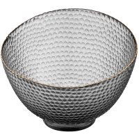 ARDESTO Салатник Commelina, 18см, скло, сірий