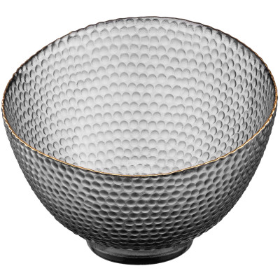 Салатник ARDESTO Commelina, 18см, скло, сірий