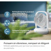 Philips Вентилятор Philips настільний Series 2000, 22см, 28Вт, таймер, поворот 180, білий