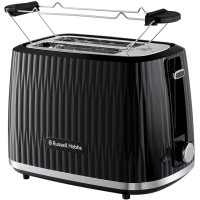 Тостер Russell Hobbs Eden 800Вт, пластик, подогрев, разморозка, черный