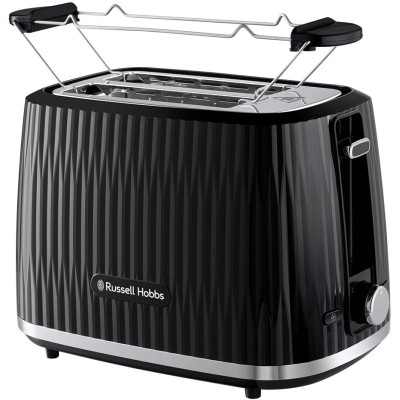 Тостер Russell Hobbs Eden 800Вт, пластик, подогрев, разморозка, черный Тостер Russell Hobbs Eden 800Вт, пластик, подогрев, разморозка, черный