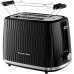 Тостер  Russell Hobbs Eden 800Вт, пластик, підігрів,разморозка, чорний