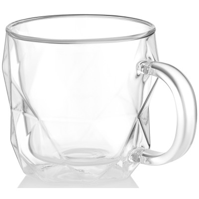 Набор чашек с ручками и двойными стенками Ardesto, 450мл, 2шт, боросиликатное стекло, прозрачный (AR2645BCH) Набор чашек с ручками и двойными стенками Ardesto, 450мл, 2шт, боросиликатное стекло, прозрачный (AR2645BCH)