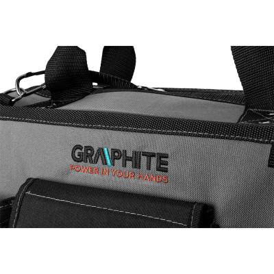 Graphite Сумка для інструменту Energy+, Medium, 18.5л, тримає форму, водостійка тканина, сумісна з 58G093