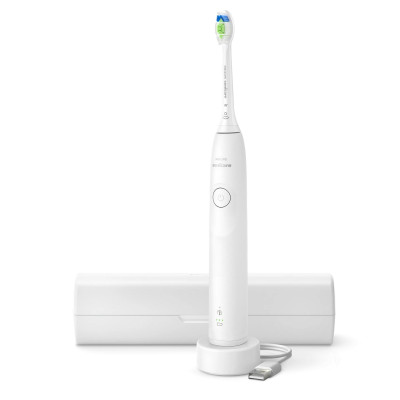 Щітка зубна електр. Philips, Sonicare 5300 Series, 62т. колив/хв, насадок-1, футляр, білий